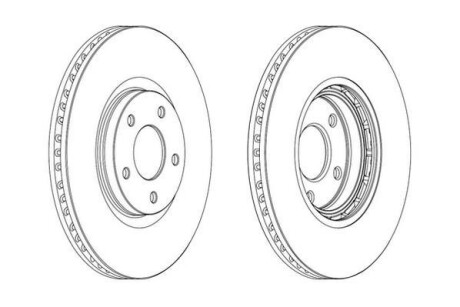 Диск гальмівний Jurid 562465JC фото товара