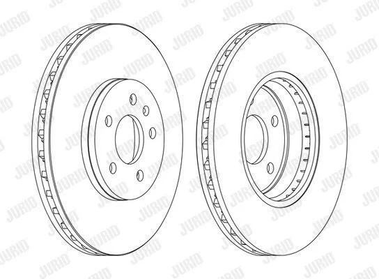 <strong>JURID AUDI диск гальмівний передній (320мм) A4 07-,A5. Jurid 562511JC-1 (фото 1)</strong>