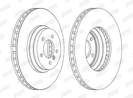 Диск гальмівний для BMW, Bentley Jurid 562519JC-1 фото товара