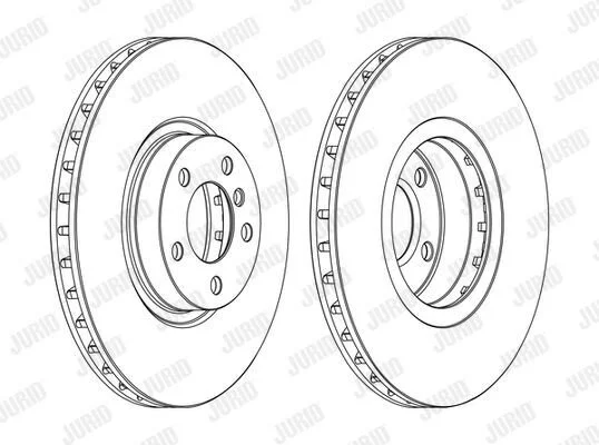 <strong>Гальмівний диск пер. BMW X5 (E70/F15/F85) 06-/X6 (E71/E72/F16/F86) 07-19 (348*62) Jurid 562520JC-1 (фото 1)</strong>