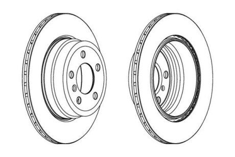 - Гальмівний диск Jurid 562521JC фото товару