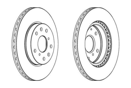 Диск гальмівний Jurid 562534JC фото товара