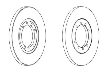 Диск гальмівний Jurid 562537JC фото товара
