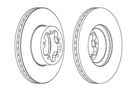 Диск гальмівний Jurid 562541JC фото товара