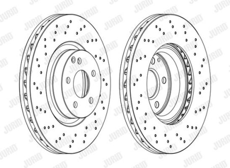 Диск гальмівний Jurid 562567JC-1 фото товару