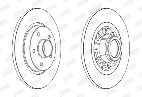 Диск гальмівний Jurid 562609J-1 фото товару