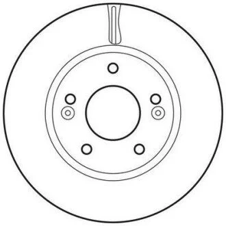 Диск гальмівний для Seat, Volkswagen, Ford Jurid 562625JC фото товару