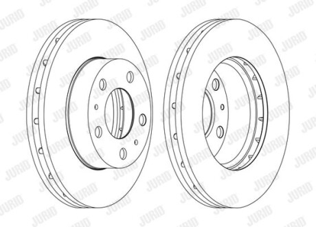 Диск гальмівний Jurid 562630JC-1 фото товара