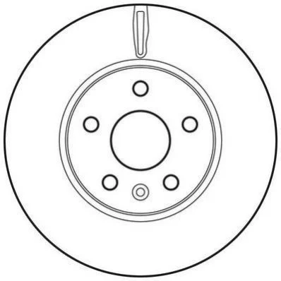 <strong>Диск гальмівний CHEVROLET, OPEL (комп. 2шт.) (вир-во) Jurid 562642JC (фото 1)</strong>