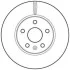 <strong>Диск гальмівний CHEVROLET, OPEL (комп. 2шт.) (вир-во) Jurid 562642JC (фото 1)</strong>