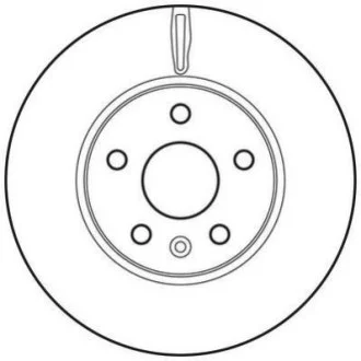 Диск гальмівний CHEVROLET, OPEL (комп. 2шт.) (вир-во) для Jurid 562642JC фото товару