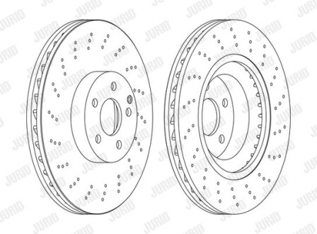 Диск гальмівний Jurid 562678JC-1 фото товару