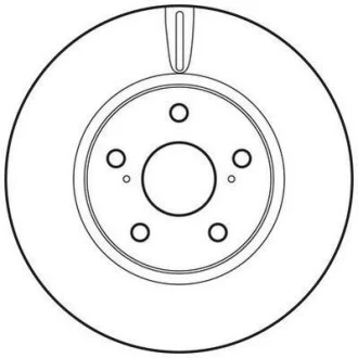 Диск гальмівний для Toyota, Lexus Jurid 562689JC фото товару