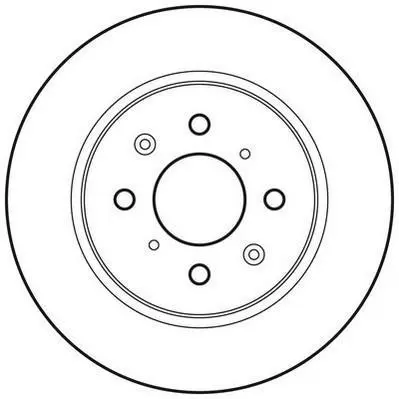 <strong>JURID HONDA Гальмівний диск задн. INSIGHT 1.3 09- Jurid 562704JC (фото 1)</strong>