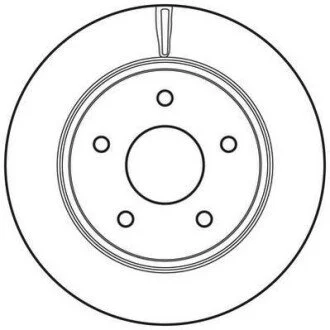 Диск гальмівний для Fiat, Dodge, Chrysler Jurid 562707JC фото товару