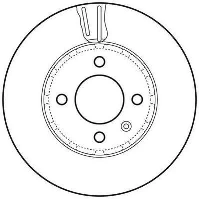 <strong>JURID VW диск гальмівний передн.Up,Load,Skoda Citigo,Seat 11- Jurid 562727JC (фото 1)</strong>