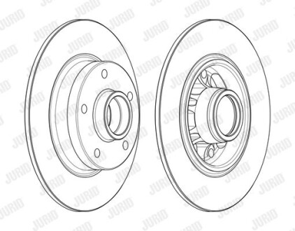 Диск гальмівний Jurid 562732J-1 фото товара