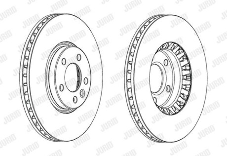Диск гальмівний Jurid 562739JC-1 фото товару