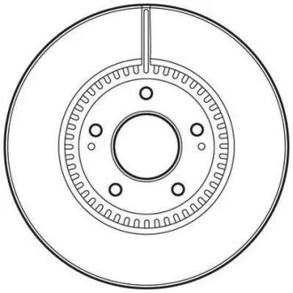 Диск гальмівний для Chrysler, Dodge, Jeep Jurid 562755JC фото товару
