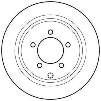 Диск гальмівний для Chrysler, Dodge, Jeep Jurid 562756JC фото товару