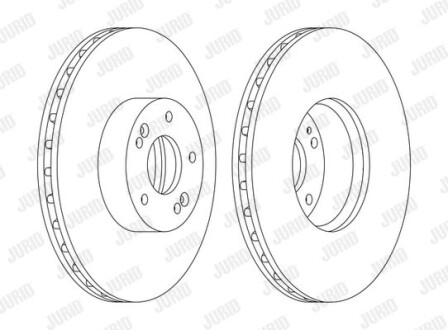 Диск гальмівний Jurid 562778JC-1 фото товару