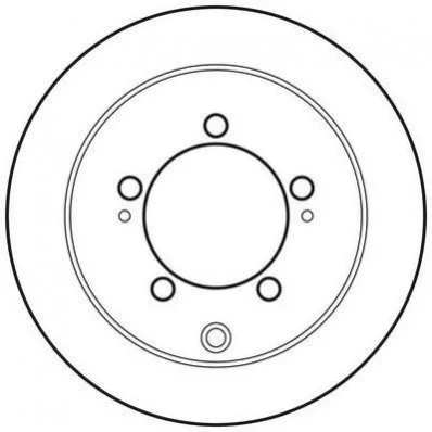 <strong>JURID MITSUBISHI Гальмівний диск задн.Airtrek,Lancer VII,Outlander 03- Jurid 562781JC (фото 1)</strong>