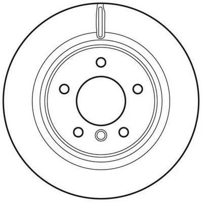 <strong>Гальмівний диск зад. BMW 1 (E82/E88) 06-13 (300*76) компл. 2шт Jurid 562786JC (фото 1)</strong>