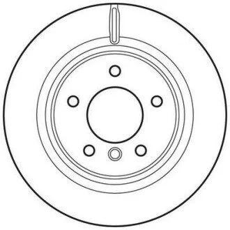 Гальмівний диск зад. BMW 1 (E82/E88) 06-13 (300*76) компл. 2шт для Jurid 562786JC фото товару