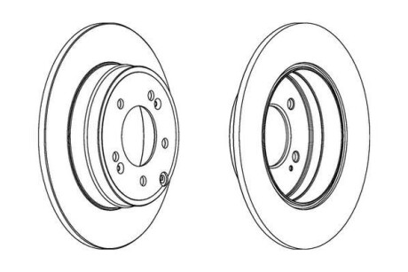 Диск гальмівний Jurid 562849JC фото товара