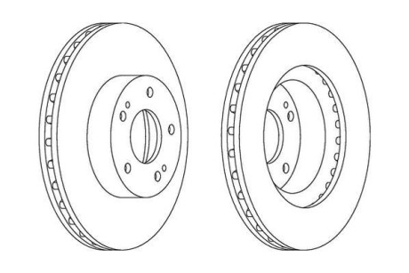Диск гальмівний Jurid 562873JC фото товара
