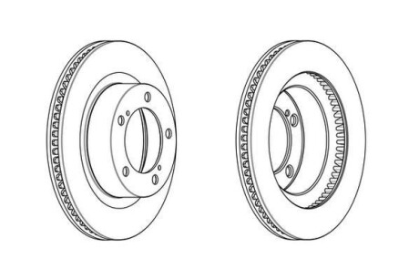 Диск гальмівний Jurid 562887JC-1 фото товару