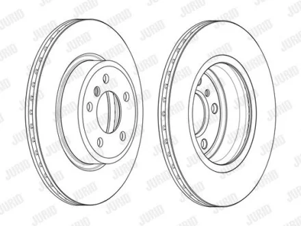 Диск гальмівний для Audi Jurid 562889JC фото товару