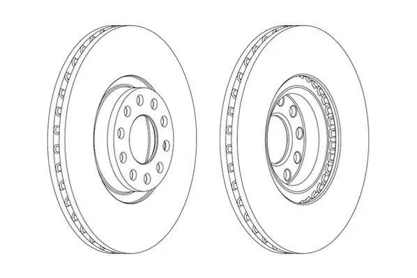 <strong>JURID AUDI гальмівний диск передн.A4,A6 2.7/4.2 98- Jurid 562890JC-1 (фото 1)</strong>