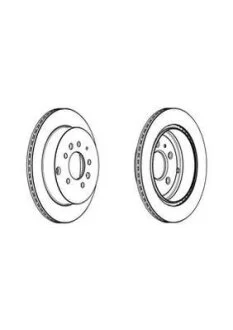 Диск гальмівний для Mazda Jurid 562923JC фото товару