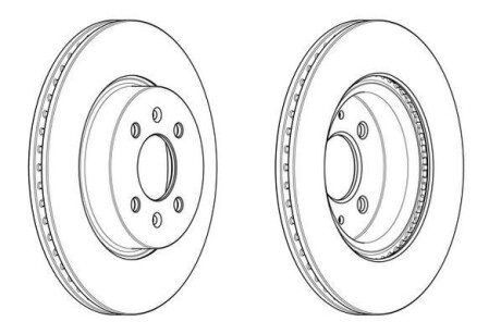 Диск гальмівний Jurid 562944JC фото товару