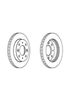 <strong>JURID ROVER Торм. диск перед. CITYROVER 1.4 Elegance 03-05 Jurid 562977JC (фото 1)</strong>