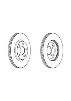 Диск гальмівний для Mazda Jurid 562984JC фото товару