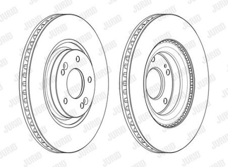 Диск гальмівний Jurid 562987JC фото товара