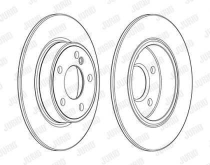 Диск гальмівний Jurid 562995JC фото товару