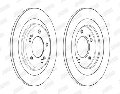 Диск гальмівний Jurid 563000JC фото товару