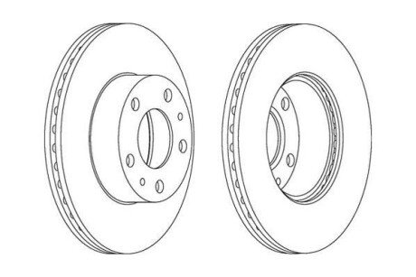Диск гальмівний Jurid 563018J фото товара
