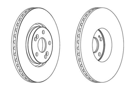 Диск гальмівний Jurid 563025JC-1 фото товару