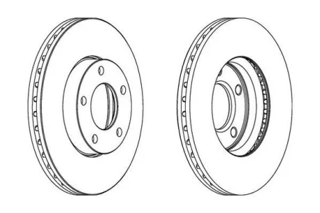 Диск гальмівний для Toyota, BYD, Geely Jurid 563028JC фото товара