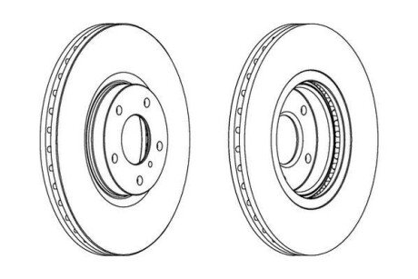 Диск гальмівний Jurid 563032JC-1 фото товару