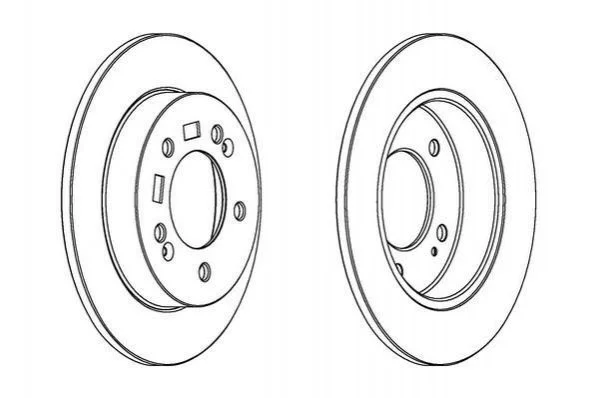 <strong>JURID HYUNDAI Диск гальмівний задн.ix20,Kia Venga 10- Jurid 563033JC (фото 1)</strong>