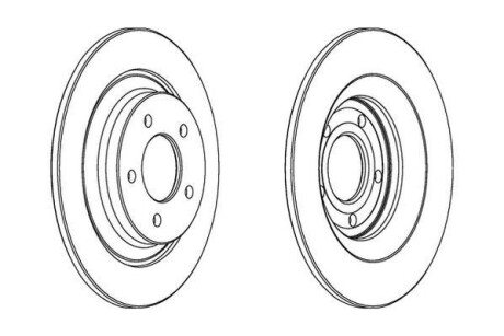 Диск гальмівний Jurid 563038JC фото товара