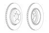 <strong>Гальмівний диск зад. BMW 5 (E60/E61)/6 (E63/E64) 01-10 (345*63) компл. 2шт Jurid 563069JC (фото 1)</strong>