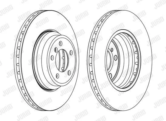 <strong>Гальмівний диск пер. BMW 5 (E60) 01-/6 04-/7 01- Jurid 563078JC-1 (фото 1)</strong>