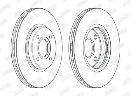 Диск гальмівний Jurid 563115JC фото товара