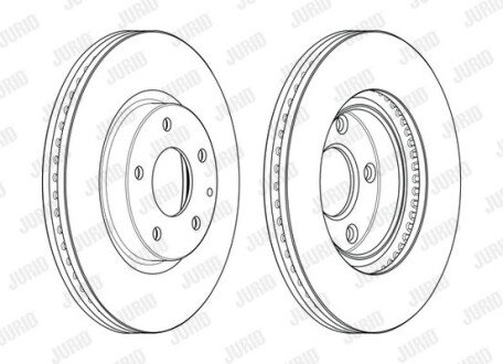 Диск гальмівний Jurid 563117JC фото товару